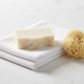 Goat Milk Beauty Bar - creamy ivory pure soap bar with soft sponge